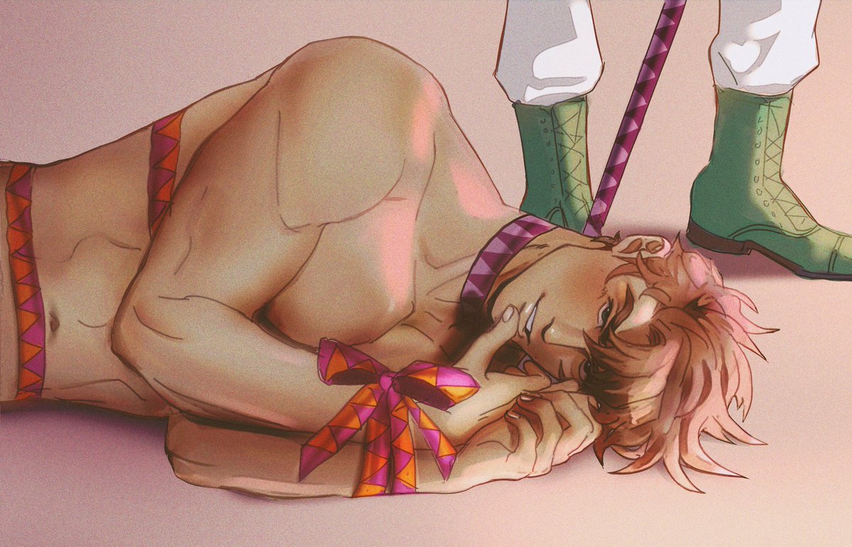 Me while drawing this: oh my god Caesar has multiple bandanas #nsfw