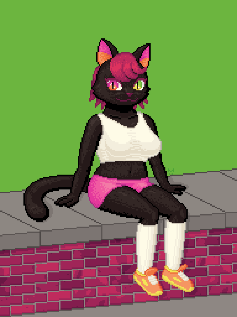 misplet's tweet photo. this is Lisa
she might be slightly licorice/liquorice/whatever inspired
#art #pixelart #pixelartist https://t.co/wEKK59ZFOe