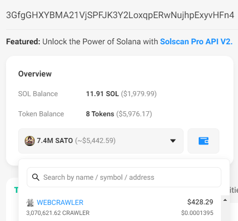 webcrawler_sol's tweet image. Smart holders accumulate $CRAWLER, $slop holders accumulate $CRAWLER, Murad holds $CRAWLER from 3 wallets, moonshot is programmed and inevitable!