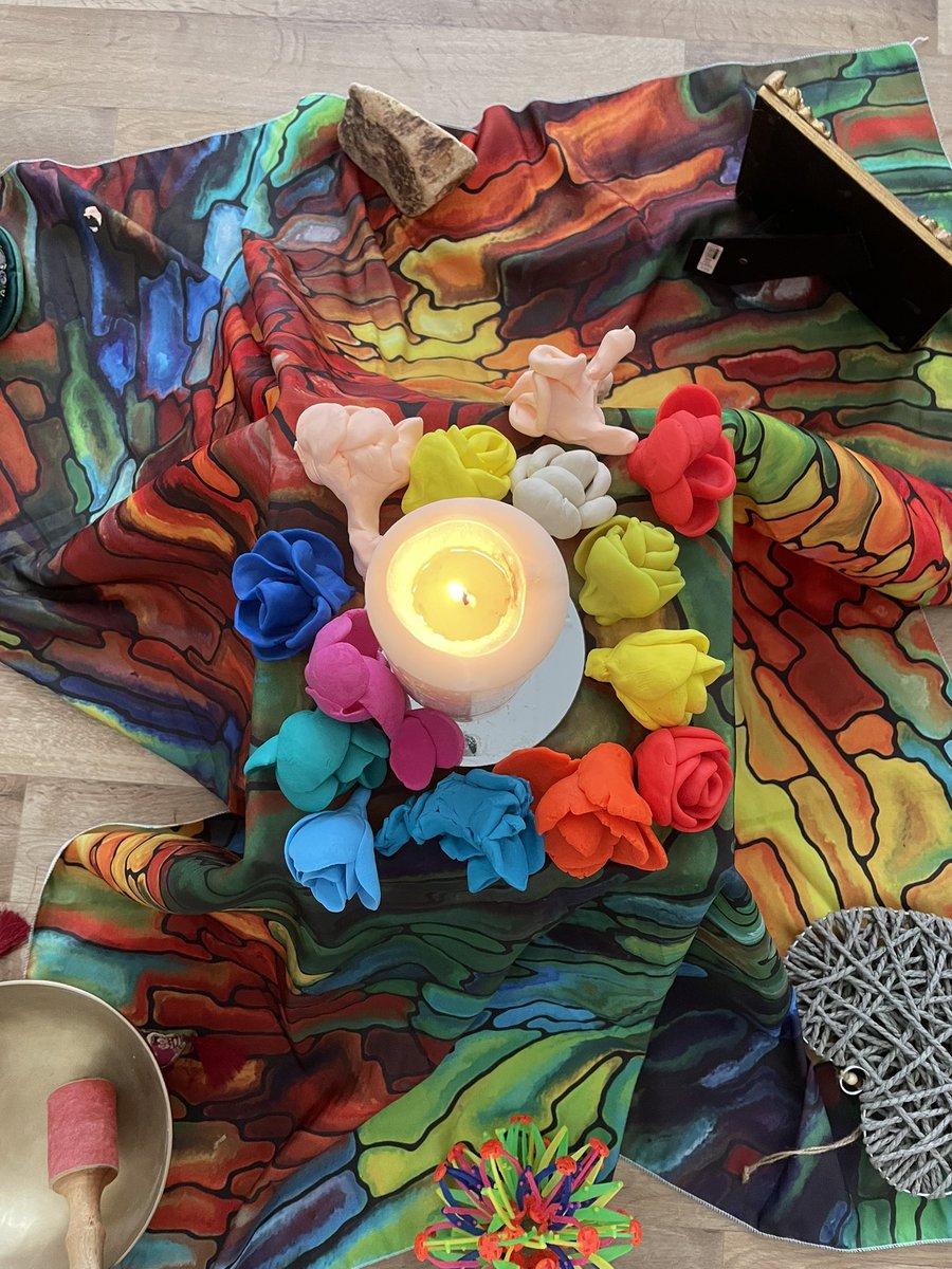 Mindfulness and Flow #Wellbeing delighted to have workshops today with <a href="/GoreyCS/">Gorey Community School</a> TY students. Creative and mindful roses closed out the session.