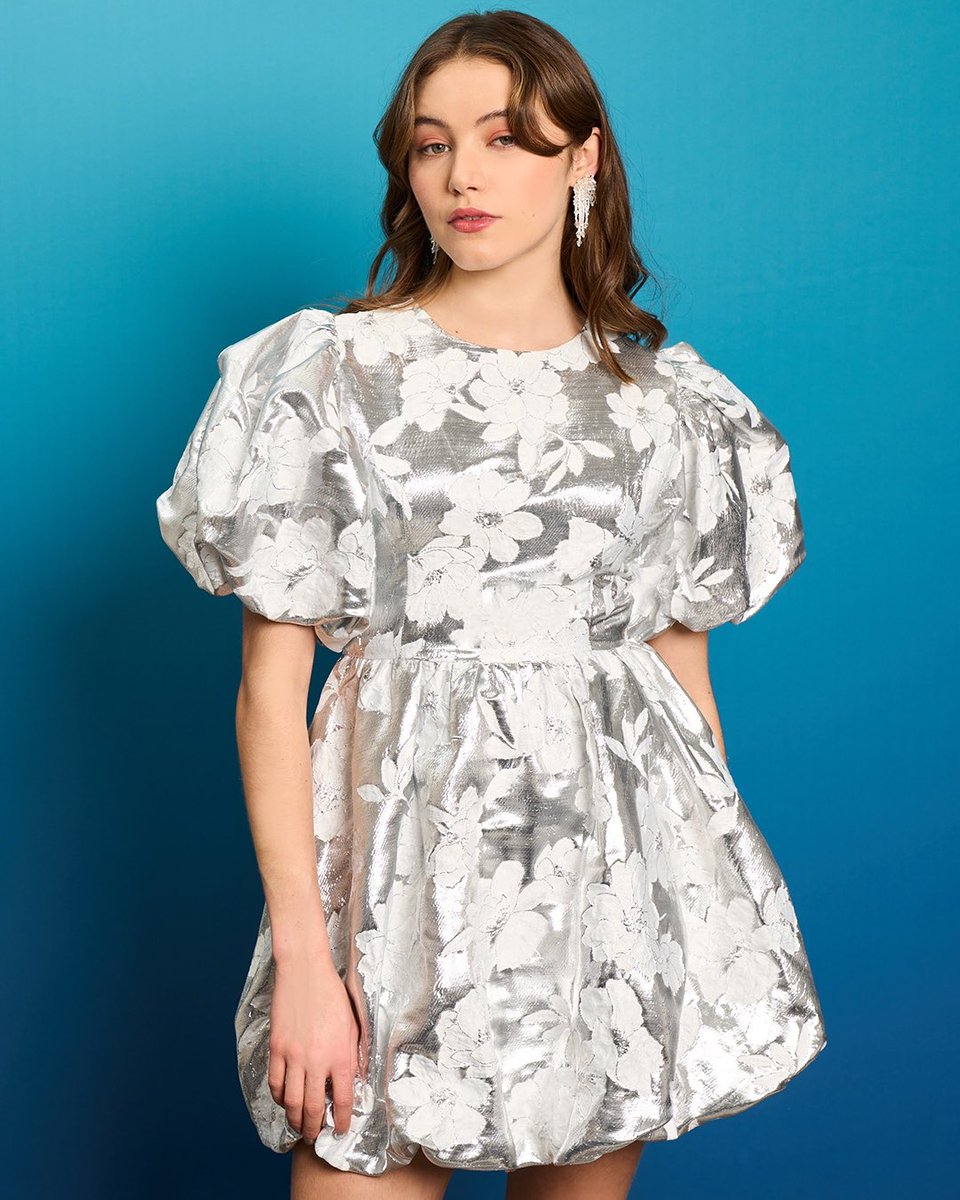 谷口愛季ちゃん着用🫶🏻 Sister Jane Silver Sweeper Jacquard Dress