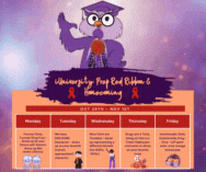 Let's get ready for Red Ribbon / Homecoming Week! 🎉

October 28th-November 1st will be filled with fun activities for all Owls! There will also be themed days all next week. Upload your outfits here: forms.gle/cEpdUsCUqcm9HD…