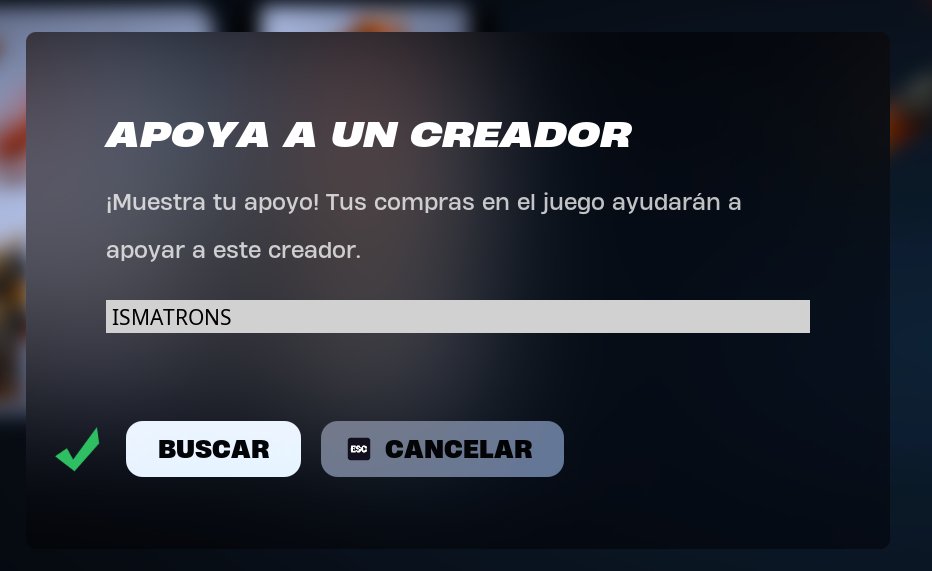 IsmatronsOff's tweet photo. AHORA SI QUE SI. Estoy emocionado de anunciar de una vez por todas, que YA DISPONEMOS DE CÓDIGO DE CREADOR 🎉

CÓDIGO "Ismatrons" EN LA TIENDA DE FORTNITE

¡Gracias a todos por el apoyo increíble, esto es solo el comienzo! 📷#ad #EpicPartner + https://t.co/ops6PsT7sR