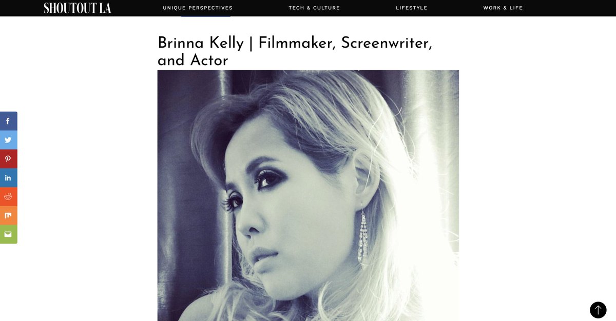 BrinnaKelly's tweet photo. Thank you #shoutoutla for the interview and article! https://t.co/lfxwQvfxeU https://t.co/cZDzDbznMY
