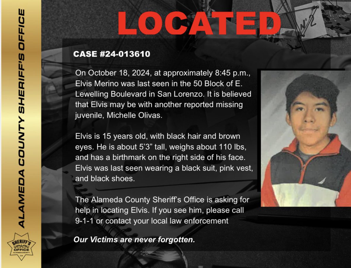 Alameda County Sheriff tweet media