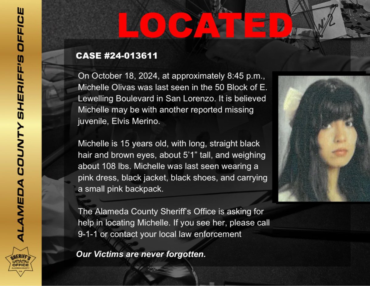 Alameda County Sheriff tweet media