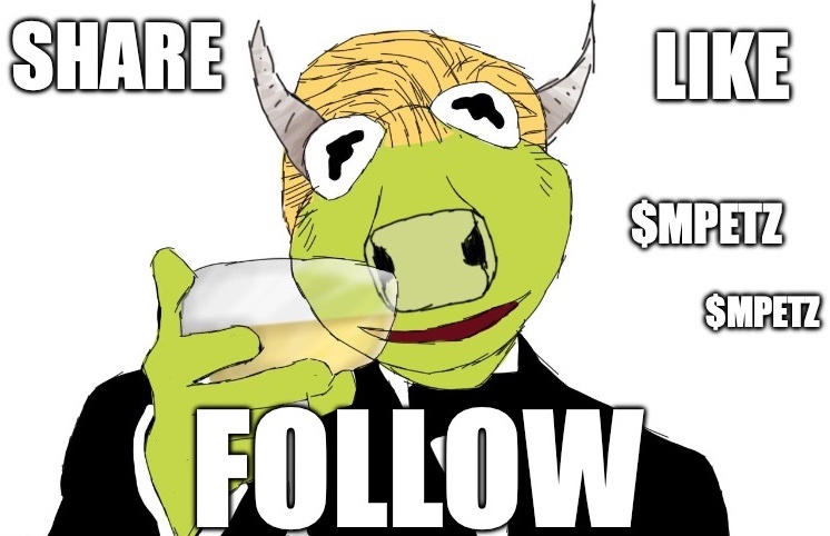 Get the mooooo-meme. $MPETZ #sol #memecoins
