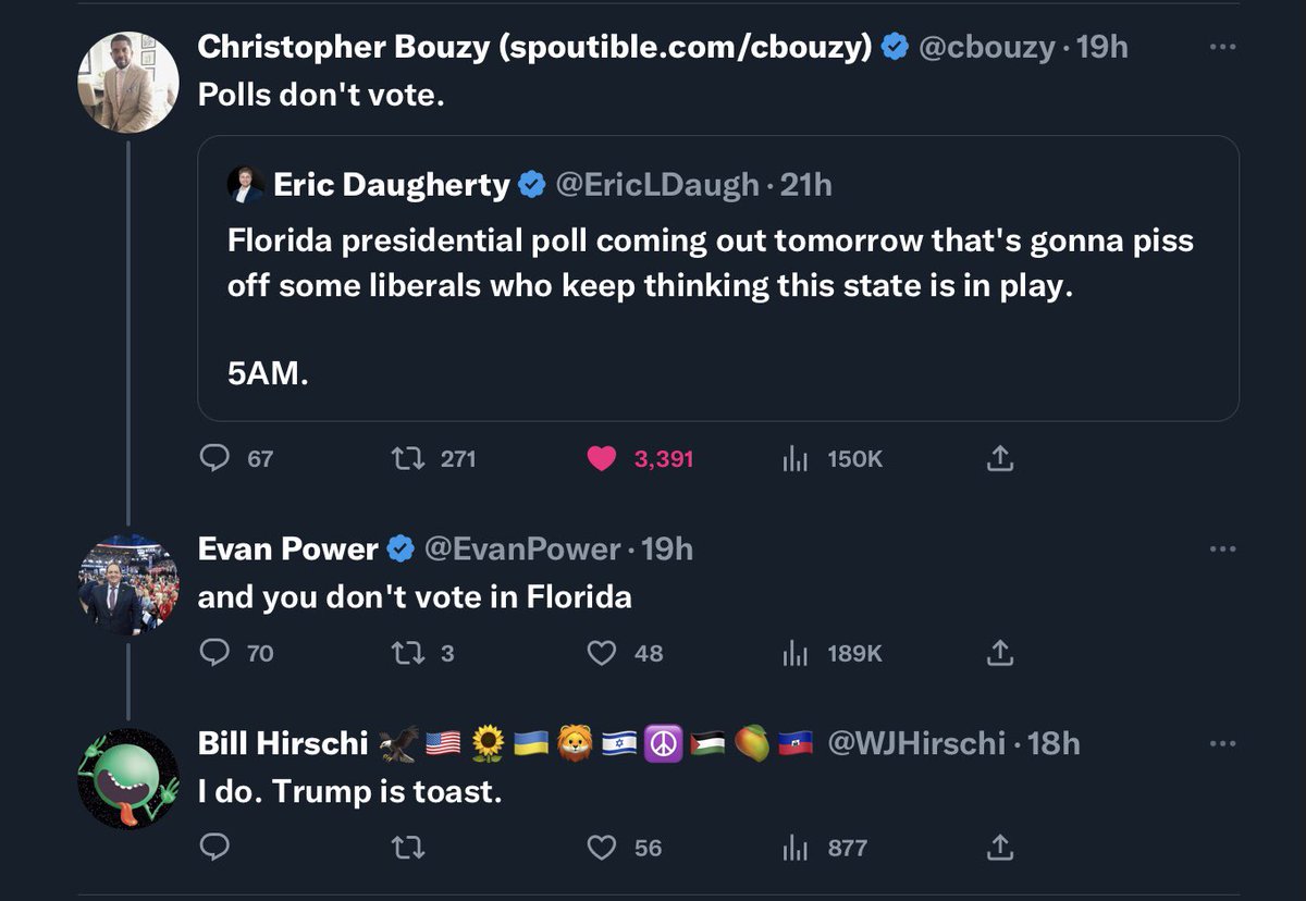 I got more likes than the chairman of the Republican Party of Florida (or as we like to call it, “Ripoff”) – I’m framing this sucker!