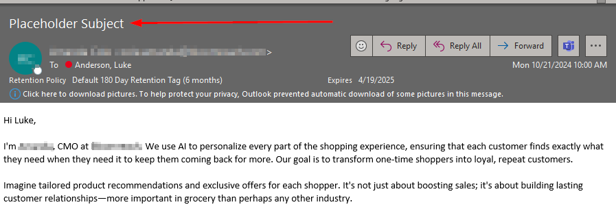 Luke_Anderson5's tweet photo. Now this is some incredible marketing personalization here. https://t.co/VUoB2VzfxM