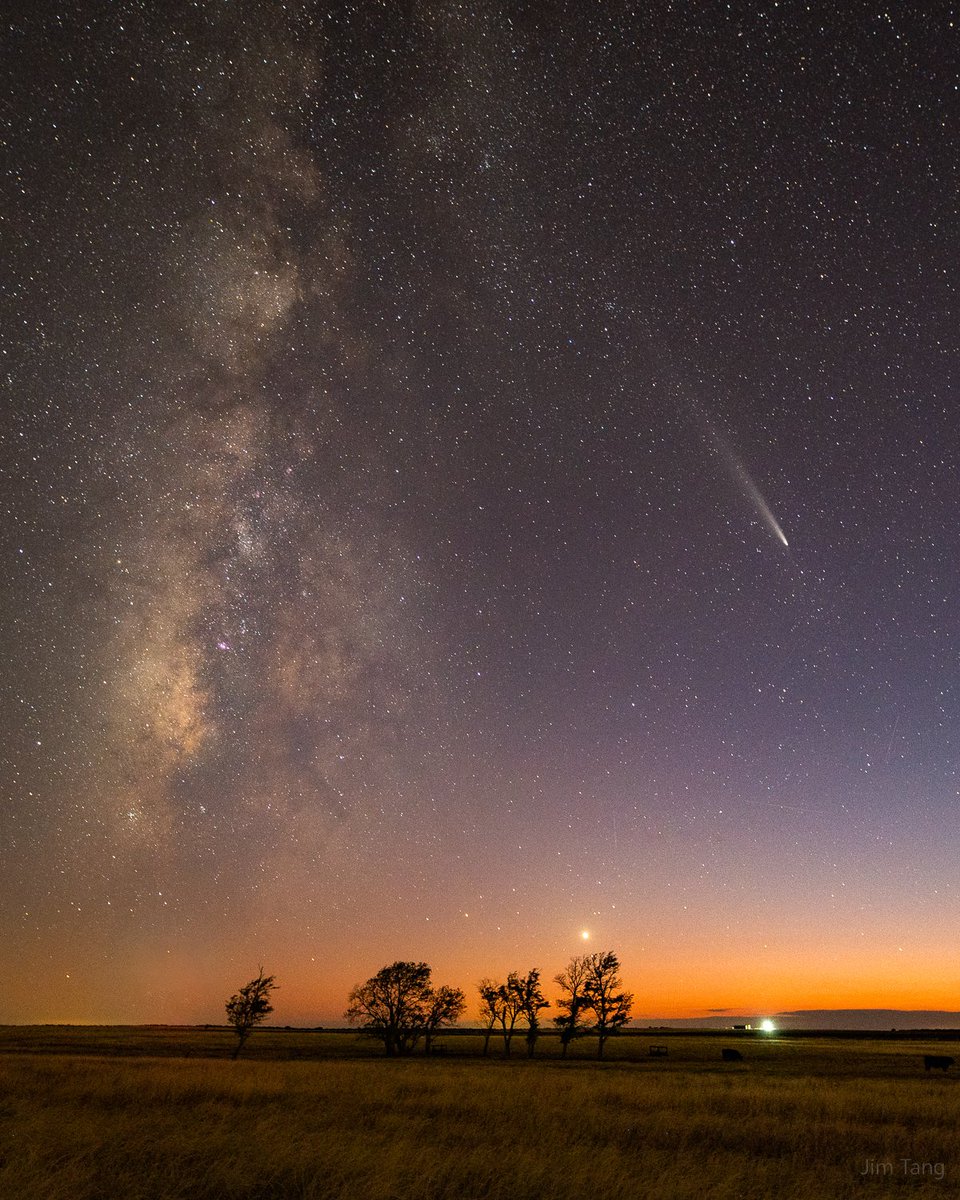 Milky Way &amp; Comet C/2023 A3 ☄️