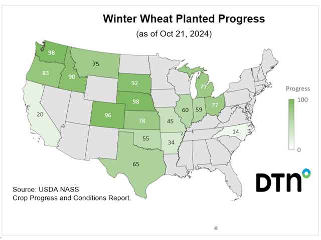 dtnpf's tweet photo. Both the U.S. corn and soybean harvests are now double digits ahead of their five-year averages as dry weather continued across most of the country last week, USDA NASS reported in its weekly #CropProgressReport today.
Details: https://t.co/qJDKH3idsB https://t.co/zjNShoQipB