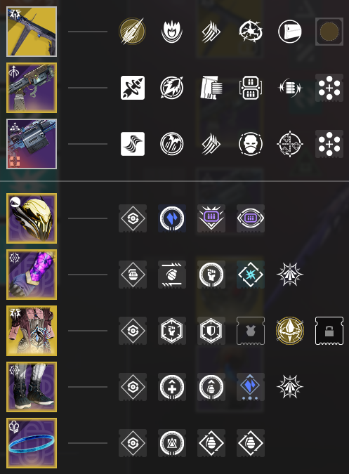 TheBuildHubGG's tweet image. RIME-COAT LOCK

**Weapons are preference / situational, but I'd recommend a stasis in the kinetic, an arc with voltshot in the energy, and a heavy GL**

Artifact:
Overload Breechloaded
One with Frost
Rapid Impacts
Trace Evidence
Armor of Eramis
Hail the Storm
Concussive Reload…