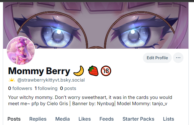 Hey my cuties, 

before I am going to post the new Schedule I would like to let you all know that I am also available on the cloudy that is a little blue~ I do a lot of cloud gazing you see~

Please follow me into the clouds!