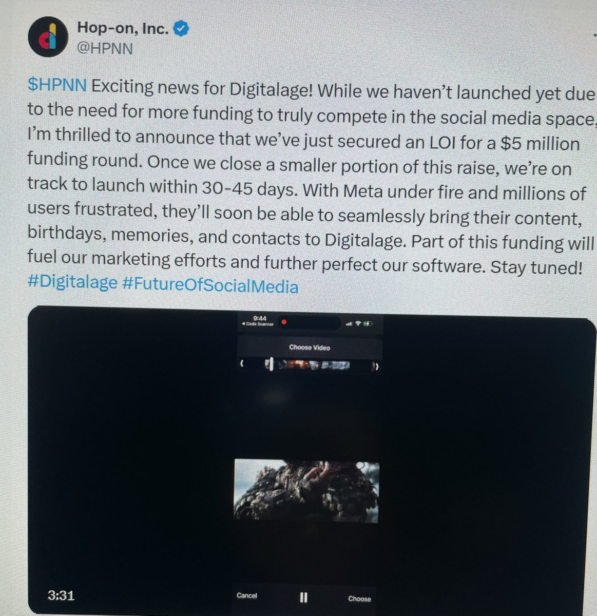 AJayrnb's tweet photo. $HPNN @HPNN - No proof and no PR about $5M fund. It is been already 50days since this tweet yet zero update and zero follow-up as usual. Same lies continues… https://t.co/ws2YFNdk2q