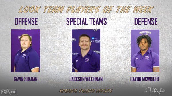 Shout out to our week 7 players of the week!