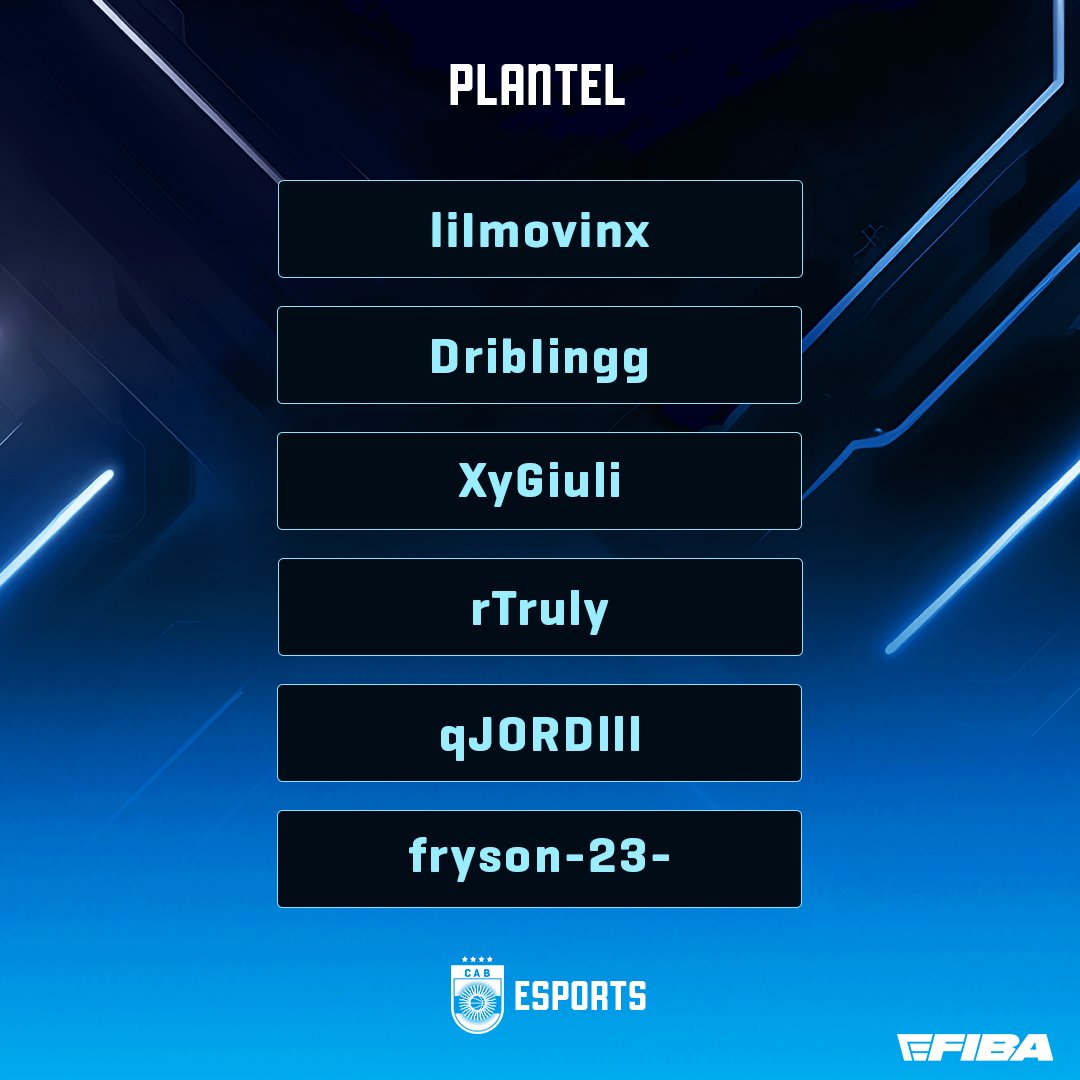 La Selección de 2k comienza su camino en la eFIBA Season 3 🏀🎮

➡️ Argentina disputará la etapa regional el próximo viernes 25 y sábado 26 ante Uruguay, Brasil y Venezuela buscando un lugar en las Finales Mundiales

💻 Los partidos se transmitirán por el YouTube de