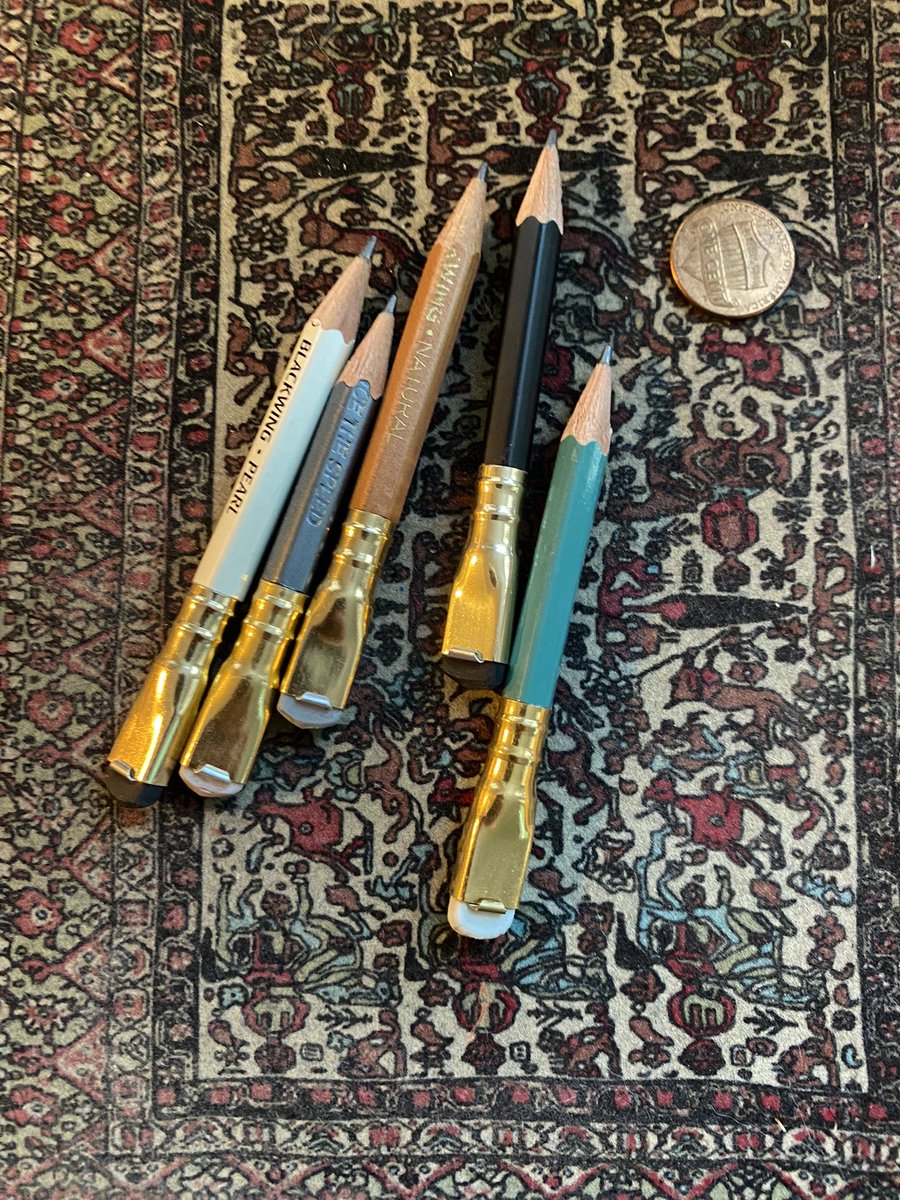 KFustich's tweet photo. This collection of tiny pencil nubs is from when I studied from the bar exam. I have no use for them, but for sentimental reasons, definitely can never get rid of them! https://t.co/RyMDqFKrZg
