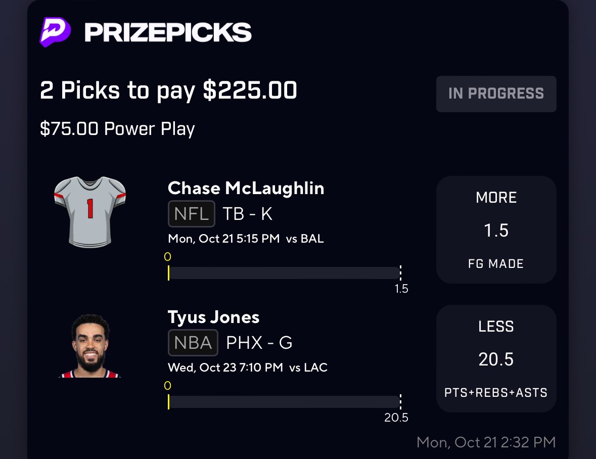 If I have to like my own tweet to get yall the like goal, then so be it. Here’s that free play ❤️

Like if tailing!

#prizepicks | #MNF 

prizepicks.onelink.me/gCQS/shareEntr…