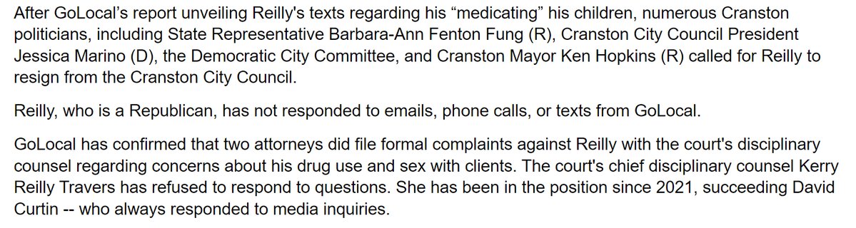InvestigatingRI's tweet image. golocalprov.com/news/Family-Co…

If this behavior went overlooked by the RI Disciplinary Board - what else are they missing?
