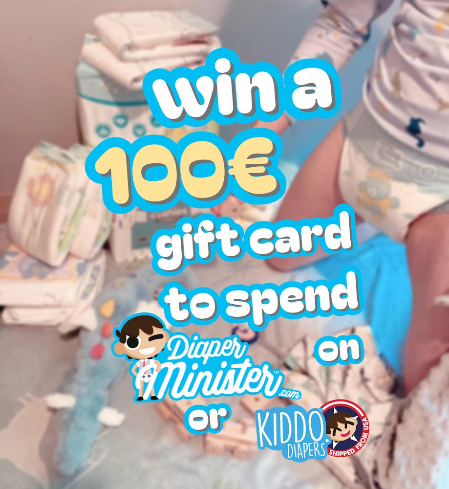 Hey little ones 👶🏻!

You’re now  2k following me! 🎉 To thank you, I'm organizing a giveaway where you can win a 100€/$ gift card to spend on diaper-minister.com for 🇪🇺 or us.kiddo-diapers.com for 🇺🇸

To participate : 
Follow , retweet this post and tag 2 people