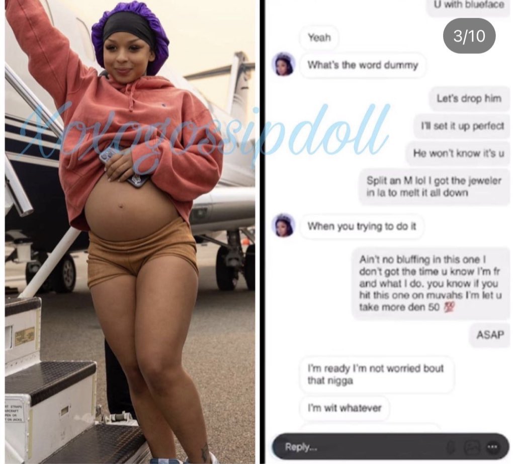 TryIt88's tweet photo. Stop saying Tesehki Molested Chrisean ! CHRISEAN IS A LIAR !!!  Chrisean FIRST time setting up Tesehki she was actively trying to get Jaidyn Alexis and Kali MURDERED! Whole killed yall. And she BLAMED TESEHKI‼️ This is where is all started. She forgave. &amp; forgave &amp; forgave ! wtf https://t.co/CSAX09iEKT
