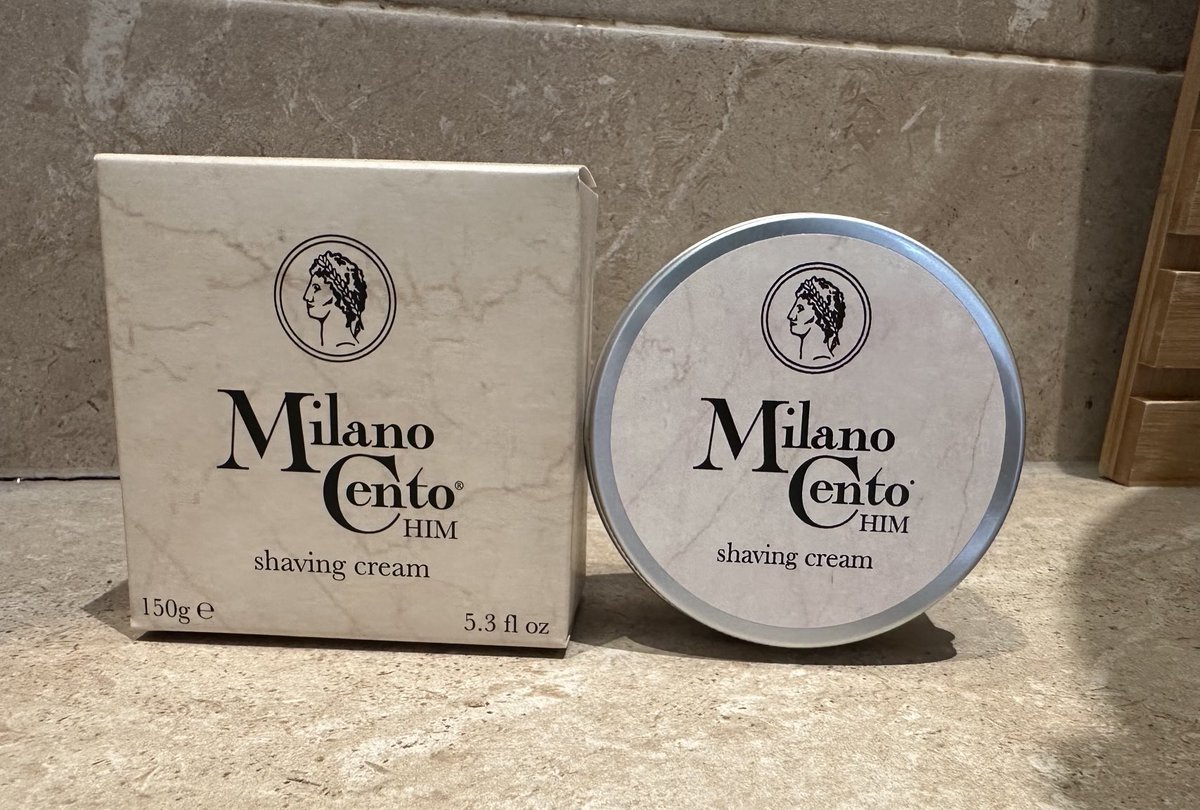 New! Milano Cento Shaving Cream. Now available at selected stockists. #shaving #gift #fragrance #masculine #grooming
