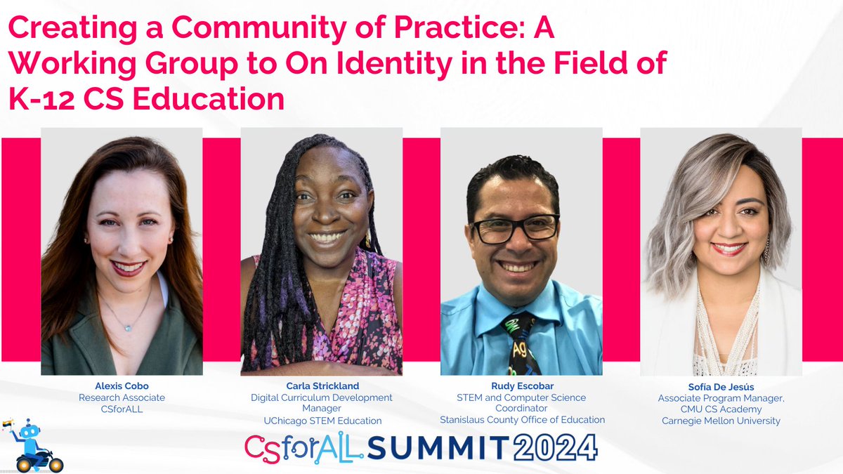 RudyChem's tweet image. Join us on Friday, October 25th at 9:30 AM CT
#CSforAll #CSTAEquityFellows #CSforCA