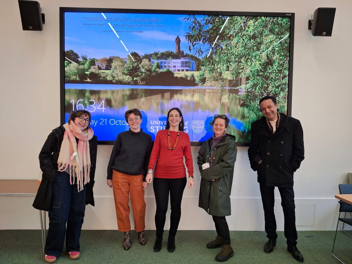Tournée d'En toutes lettres en Ecosse: première étape à #Stirling pour parler d'#édition_inclusive et d'initiatives pour amener plus de #lecteurs aux #livres. Merci à #ClaraDefachel, #AedinLoingsigh et l'#UniversityofSterling pour votre magnifique accueil...
#Maroc #humanities