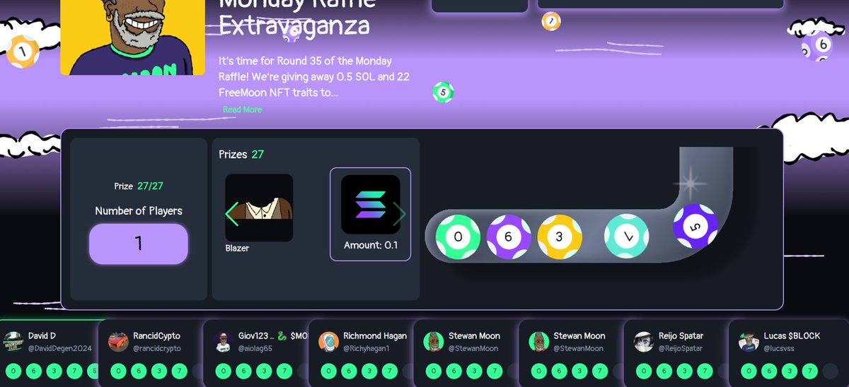 Whoa
It came down to the LAST BALL of the LAST ROUND of the day. Monday Raffle Extravaganza.
What a community
What a duo
<a href="/Remote_Crypto/">Remote Cryptoverse</a> 
@SozeNUMA 
Thank you for all you do
This will be one of the top communities of 2025
<a href="/FreeMoonMeme/">MoreGen FreeMoon</a> 
<a href="/NUMAsocial/">NUMA</a>