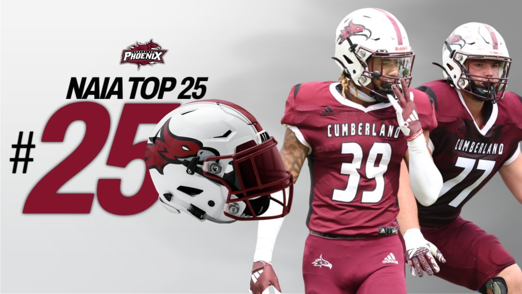 GoCUPhoenix's tweet image. Football moves into the NAIA GoRout Top 25 at No. 25 in the week seven rating!

➡️➡️ tinyurl.com/22joonow