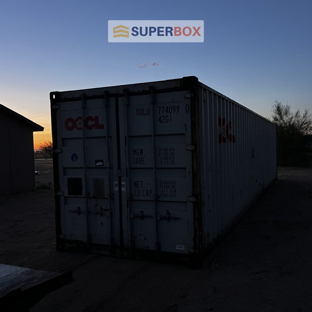 SuperBox_US's tweet image. Fast, hassle-free delivery! Just dropped off a 40ft container in Maricopa, AZ—no extra charge for after-hours!

Need one delivered? Call 1-310-982-3881 or visit our site today! 
zurl.co/2Gt5 
.
.
#PhoenixAZ
#40ftContainer
