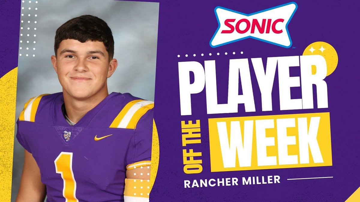 Denham Springs FB (@denhamspringsfb) on Twitter photo Week 7 <a href="/sonicdrivein/">Sonic Drive-In</a> player of the game Senior Safety <a href="/RancherMiller/">Rancher Miller</a> who finished the game with 17 total tackles, 16 solo 1 assist, and 2 TFLs
Congrats to Senior Captain Rancher Miller! Week 7 <a href="/sonicdrivein/">Sonic Drive-In</a> player of the game Senior Safety <a href="/RancherMiller/">Rancher Miller</a> who finished the game with 17 total tackles, 16 solo 1 assist, and 2 TFLs
Congrats to Senior Captain Rancher Miller!