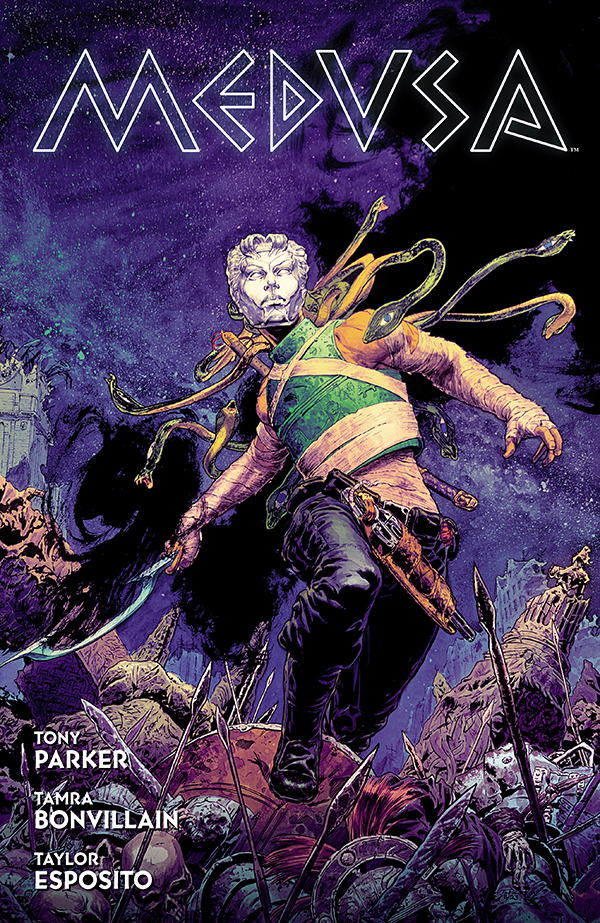 Dark Horse Comics (@darkhorsecomics) on Twitter photo Cursed to be remembered as a monster, Medusa has spent millennia saving humanity from horrors of legend. Tony Parker's new graphic novel, Medusa, is new this week! bit.ly/3Y3GUgK
By Tony Parker, <a href="/TBonvillain/">Tamra Bonvillain</a>, and @ComicLetterer Cursed to be remembered as a monster, Medusa has spent millennia saving humanity from horrors of legend. Tony Parker's new graphic novel, Medusa, is new this week! bit.ly/3Y3GUgK
By Tony Parker, <a href="/TBonvillain/">Tamra Bonvillain</a>, and @ComicLetterer
