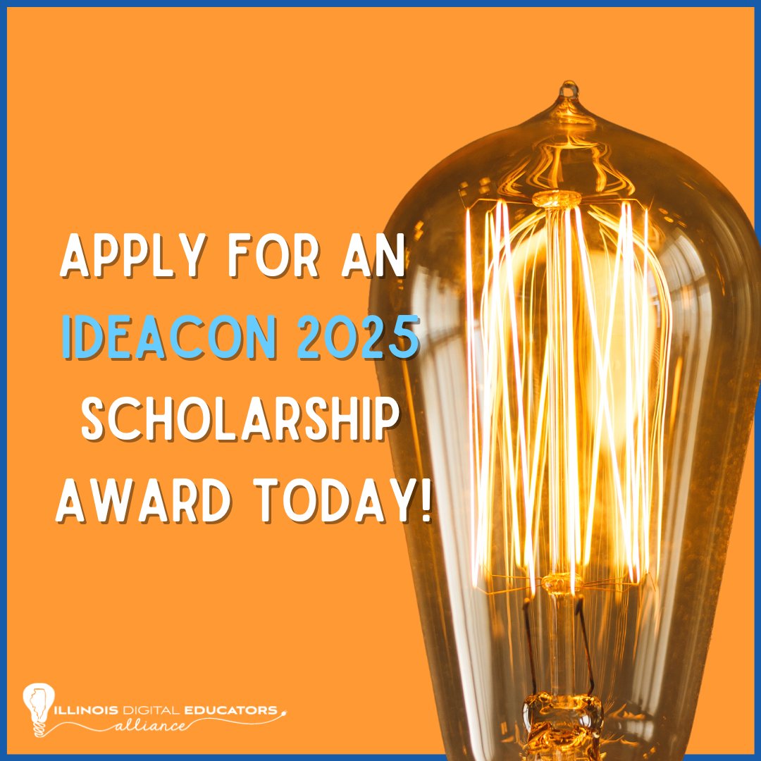 At #IDEAil, we think that all educators should have the opportunity to engage in the 3-day learning experience that is #IDEAcon. In order to help make that a reality, we're proud to offer conference scholarships.

Find more information and apply today at forms.gle/dESDxpvb1SkBHw….