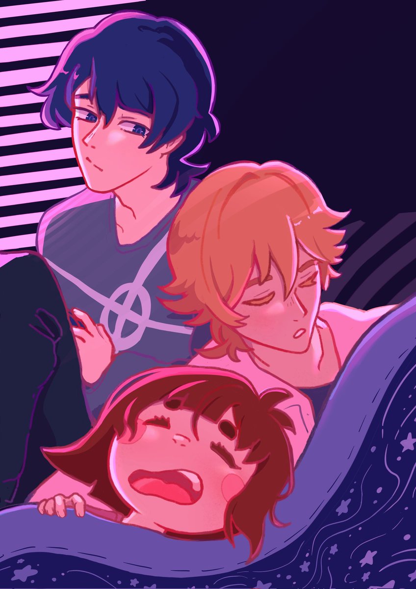 I like to think that Rei watches over them when he can't sleep..

#BuddyDaddies #バディダディ
#ReiSuwa #KazukiKurusu
