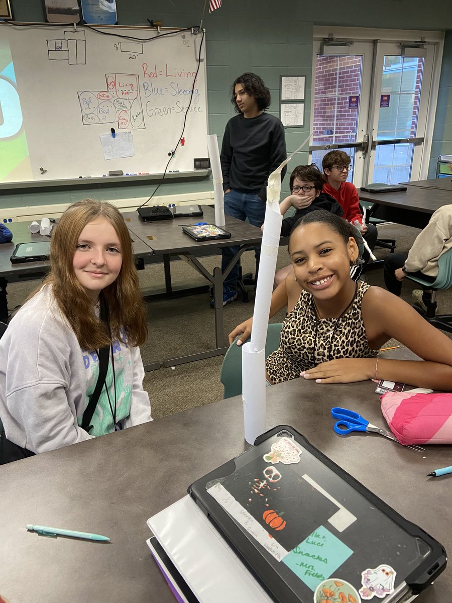 Always fun to see <a href="/LkwdGarfield/">Garfield MS</a>  sixth graders become seventh graders. Ready for another fun filled quarter in STEM. Green Architecture did a 10 min tower challenge to get their teamwork muscles back in shape!