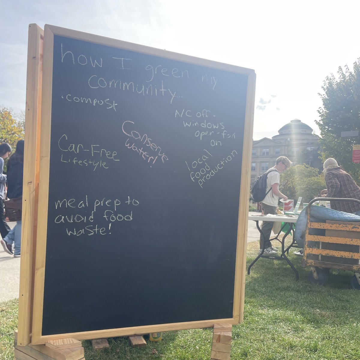 iowaipl's tweet photo. Iowa IPL staff had an amazing time at the @ISULiveGreen Sustainability Celebration in Ames today! Despite the unseasonable heat, we made many meaningful connections and shared lots of climate stories โป๏ธ๐ณ
.
#CalledToClimateAction https://t.co/vSvp68BuV5