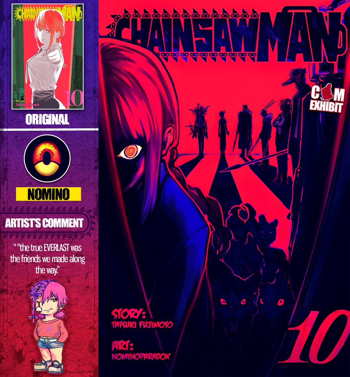 nominoparadox's tweet photo. vol. 10 👁️ #CSMEXHIBIT

#chainsawman https://t.co/YERUptVHKP