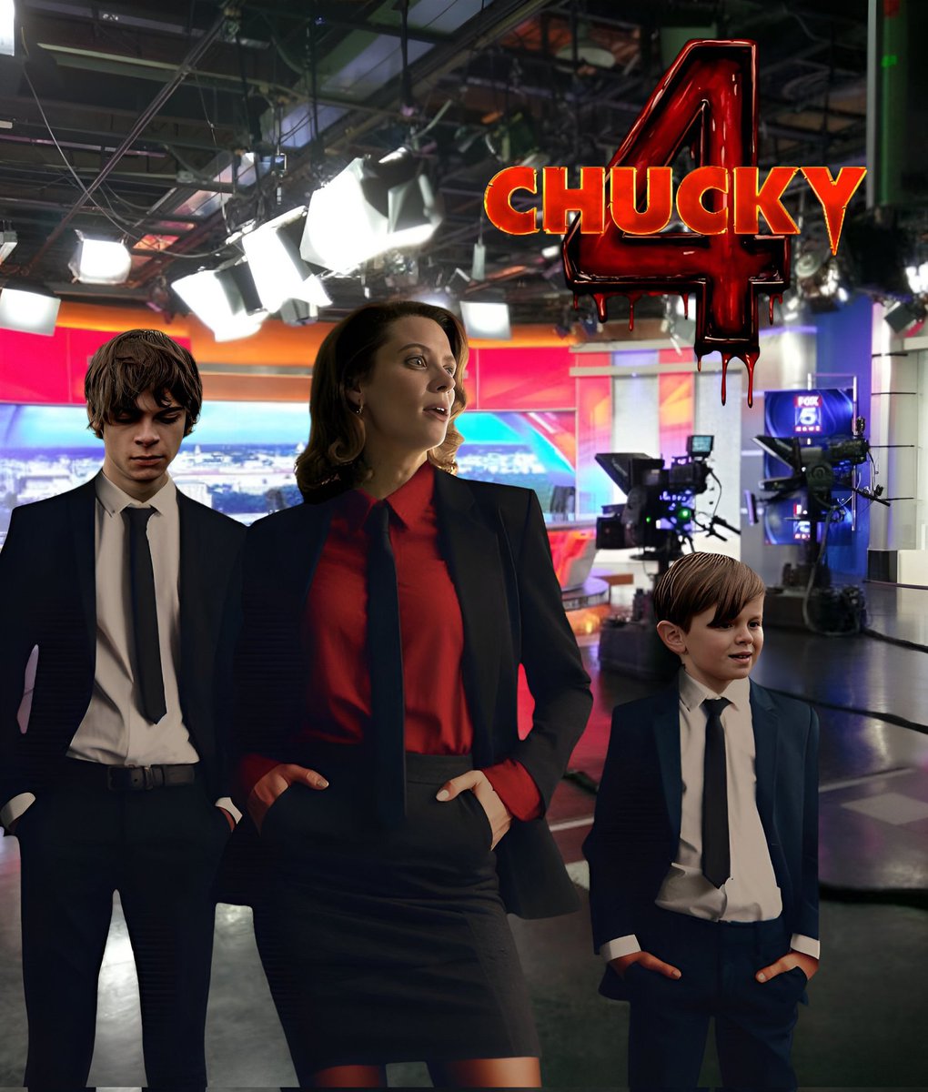 DarinSpellwell's tweet photo. Chucky Season 4 - Fansmade By: @DarinSpellwell - @LaraJeanC As Charlotte Collins, Jackson Kelly As Grant Collins & @CallumVinson As Henry Collins @ChuckyIsReal @RealDonMancini @SYFY #chucky #chuckyseries #chuckytheseries #chuckytvseries #chucky4 #chuckyfan #chuckyseason4 #fox5 https://t.co/Cg2gIlzujL