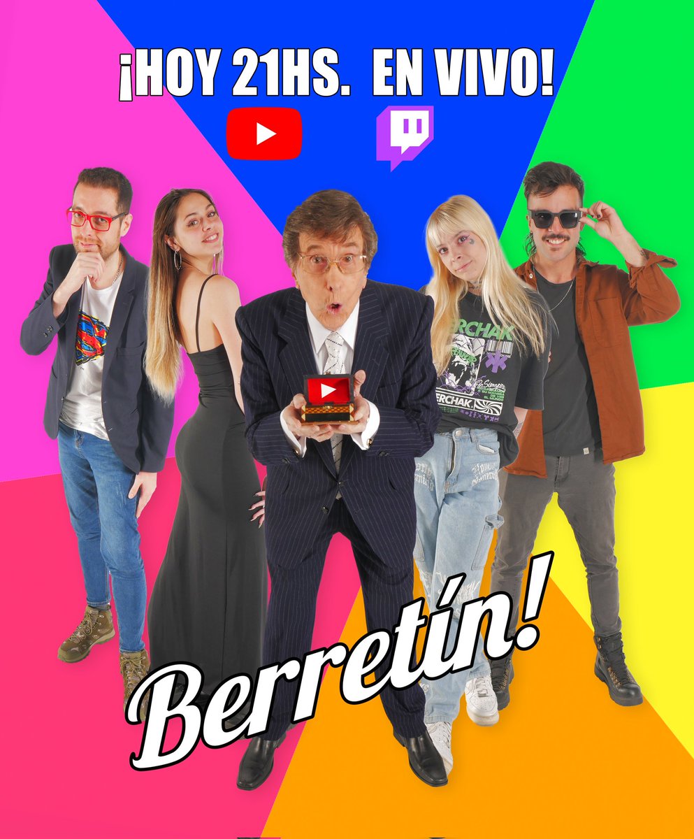 No te pierdas el programón que tenemos hoy!
youtube.com/@berretinstream