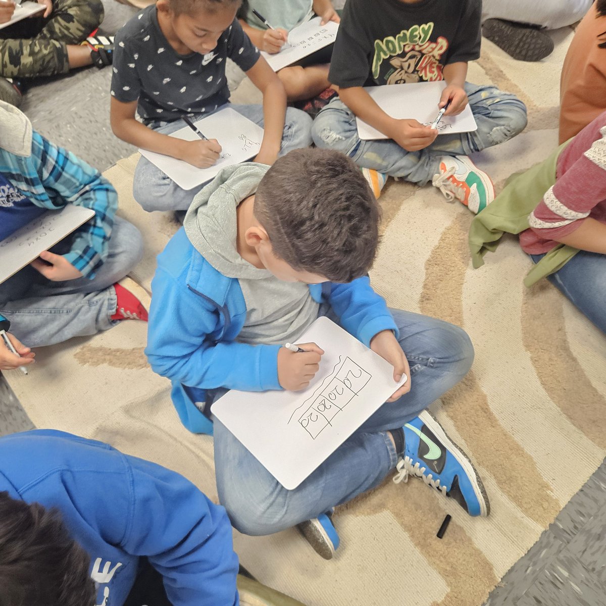 WeedenElem's tweet photo. Beginning multi-digit multiplication doesn't have to be scary! These students are building on their prior knowledge and making great connections! #weareachievers @FlorenceK12 https://t.co/bZJPyPxX4y
