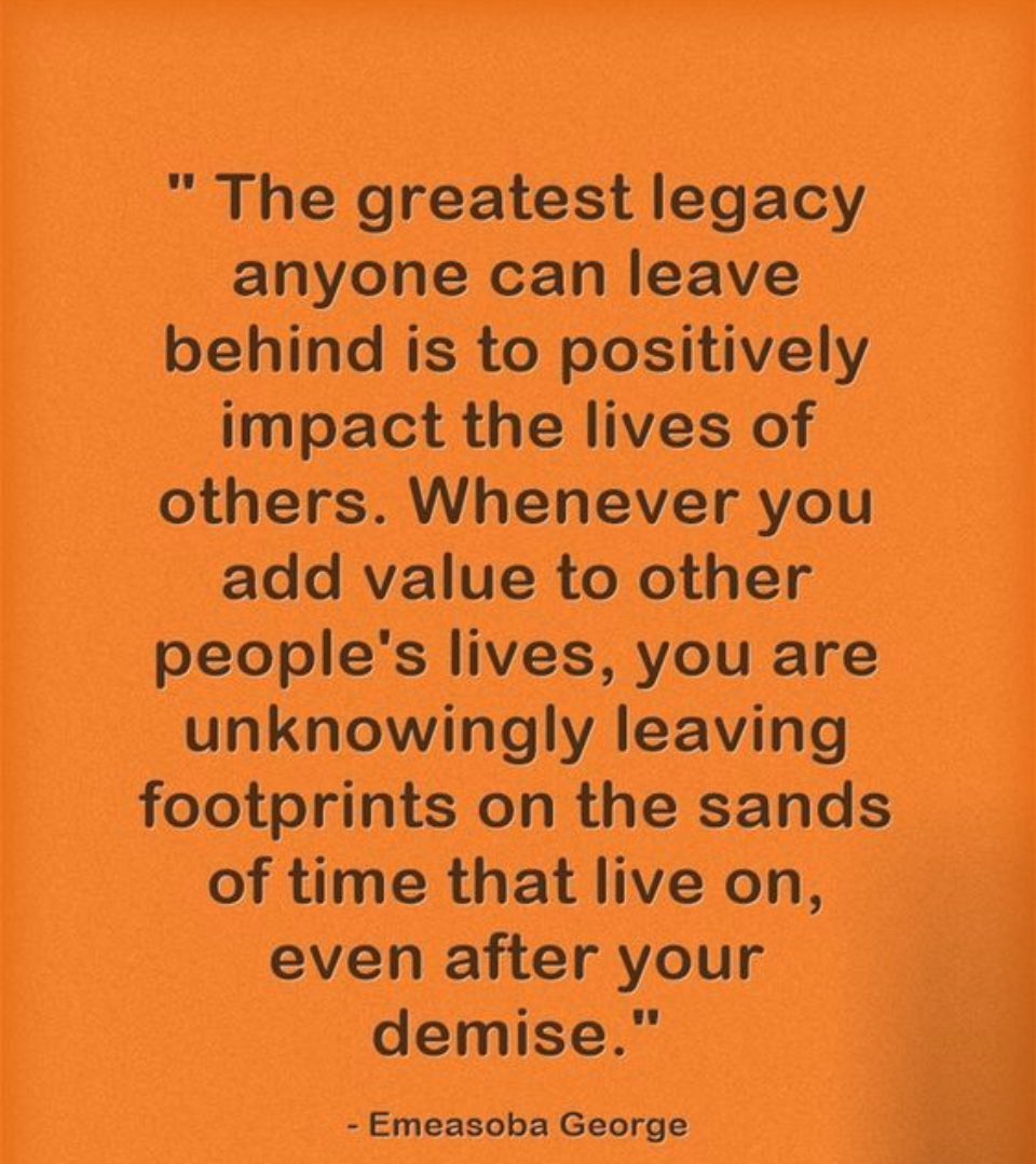 booley15's tweet photo. The greatest legacy anyone can leave behind. https://t.co/xkDkOCtrtb