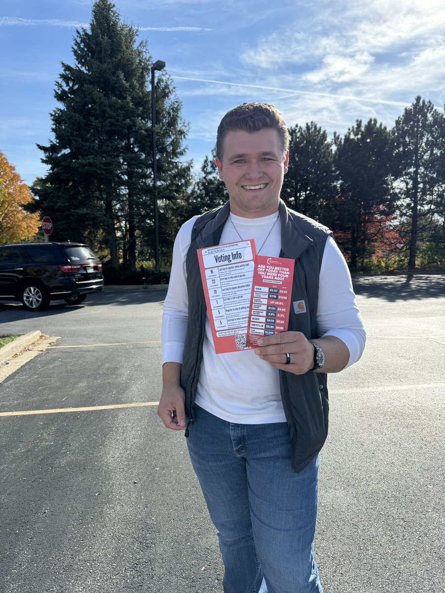 astpierre55's tweet photo. We are ready to rock and roll to win this election!
We are going to fight, fight, fight, to re-elect @realDonaldTrump and win the great state of Wisconsin! 🇺🇸🦅🇺🇸
#ChasetheVote #Trump2024 #Commit100 https://t.co/F7jyI7aQee