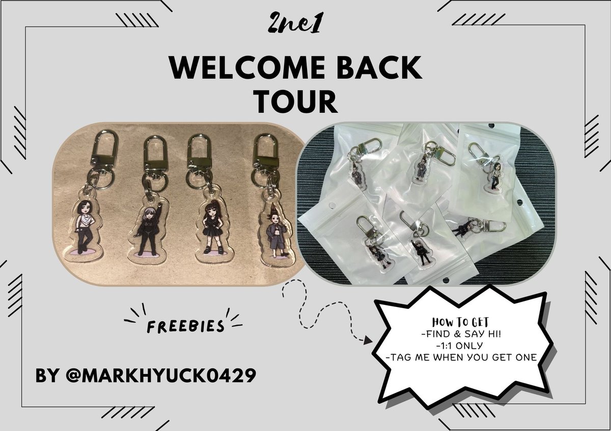 markhyuck0429's tweet photo. 2NE1 WELCOME BACK TOUR in MANILA

✨FREEBIES✨

🗓️ NOV 16, 2024
📍MOA ARENA exact location TBA

RETWEET 🐥 HEART ❤️ and FOLLOW ❣️

LIMITED STOCKS 

#2NE1 #2NE1_WELCOMEBACK #2NE1WELCOMEBACKinMANILA https://t.co/3zsEYzh1LR
