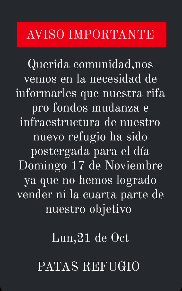 PATAS REFUGIO tweet media