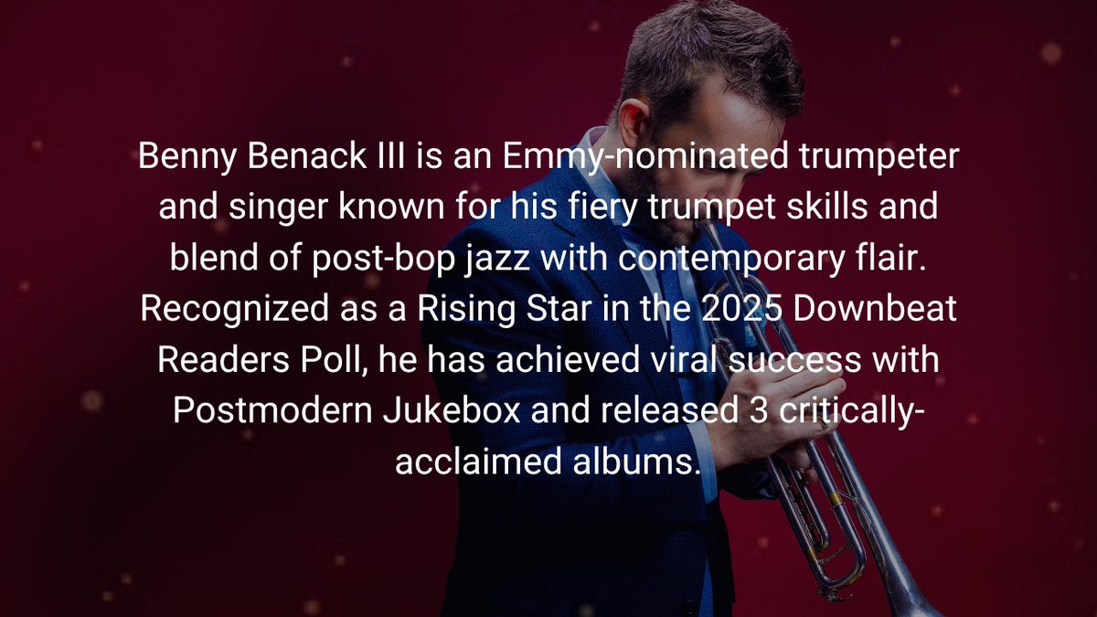 Meet the stars of Some Enchanted Evening, a delightful new show making its way to our Recital Hall next month! You’ll be wowed by a blend of music, dance, and unforgettable artistry from Benny Benack III, Stella Cole, and Jabu Graybeal. 🌠 

Tickets at stallercenter.com 🎵