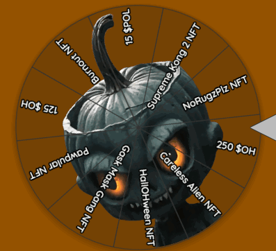 theOHCommunity's tweet photo. Who wants to take a spin of our HallOHween Mint Wheel for a chance at some great prizes that include a @supremekong?
On top of that, EVERY #mint could net you over 100 $POL in cash prizes and #NFTs!
To find out more, hop into the discord now!👇
https://t.co/5A0Hbeucr9 https://t.co/A4LSog6Hw9
