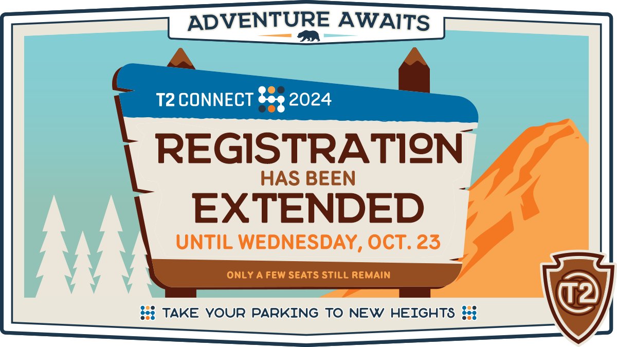 A few seats are still available to attend T2 Connect 2024! We’ve extended registration until this Wednesday, October 23. It’s your last chance to join us by registering through t2systems.com/connect or contacting your Account Manager.