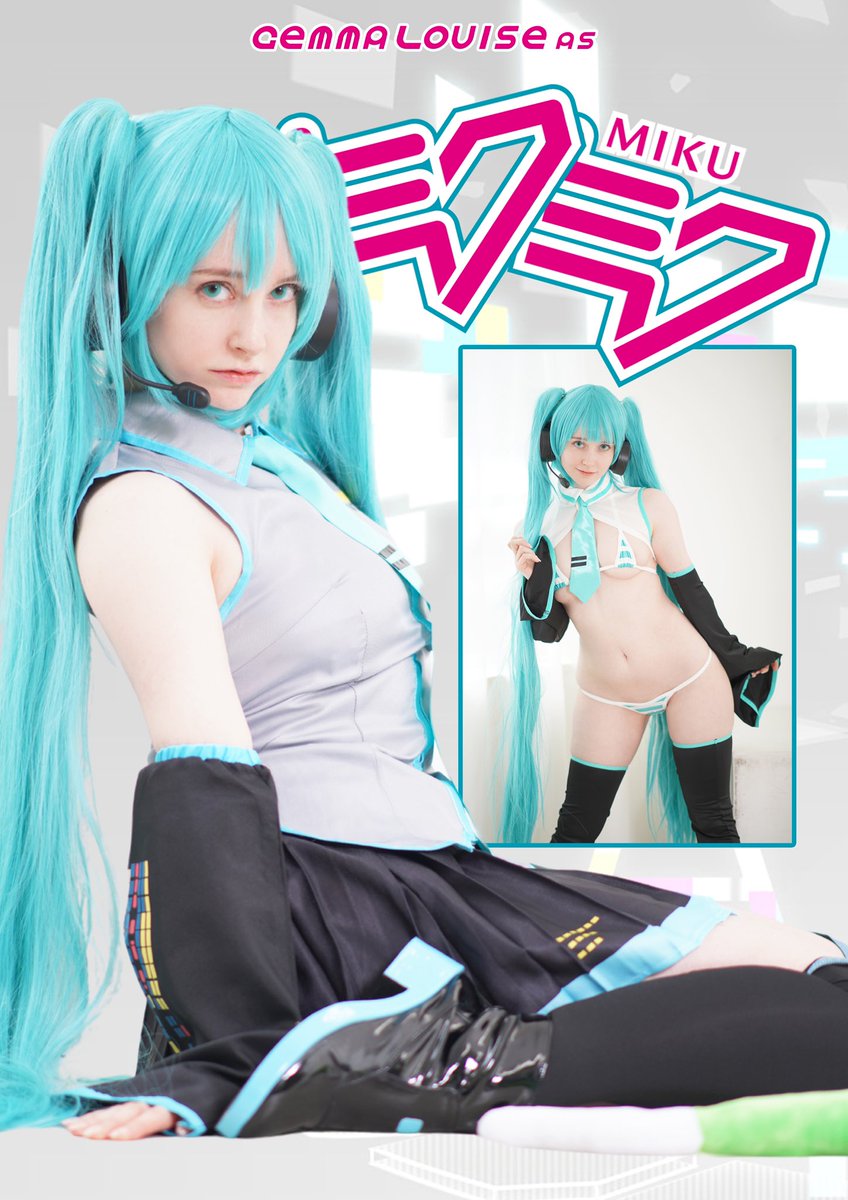 おはようございまーす！

ハロウィンということで新しいフォトブックを出します！✨

初音ミクのコスプレにしました！🎤

この写真集2つの衣装が掲載されています💓

ぜひゲットしてね：
https://t.co/ysnLRWeMSj https://t.co/SuTKSDyjAp