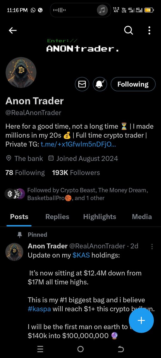 ItzNnam's tweet photo. @officialmoore7 @cryptobeastreal @RealAnonTrader @moneydreamreal Done Boss 🫡🫡 if it's the will of God for me to partake in this one God grant my heart desires but if it won't let his will be done and the choosen ones be still receive my congratulations. and more grace and funds to the Sponsors 
Amen https://t.co/JfsSjOM4BV